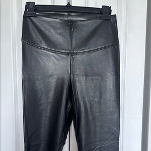 White House Black Market Black Faux Leather Leggings